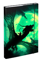 Dosky školské na zošity A4 Drak