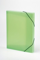 Box na spisy Opaline s gumičkou, zelený