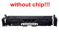 Kompatibilný toner pre HP 220A/W2200A-No Chip! Black. POZOR kazeta bez čipu 2000 strán