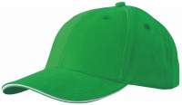 Sandwich cap, 4000 - zelená/biela