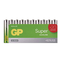 Batéria alkalická GP Super Alkaline LR03 (AAA)/20 ks