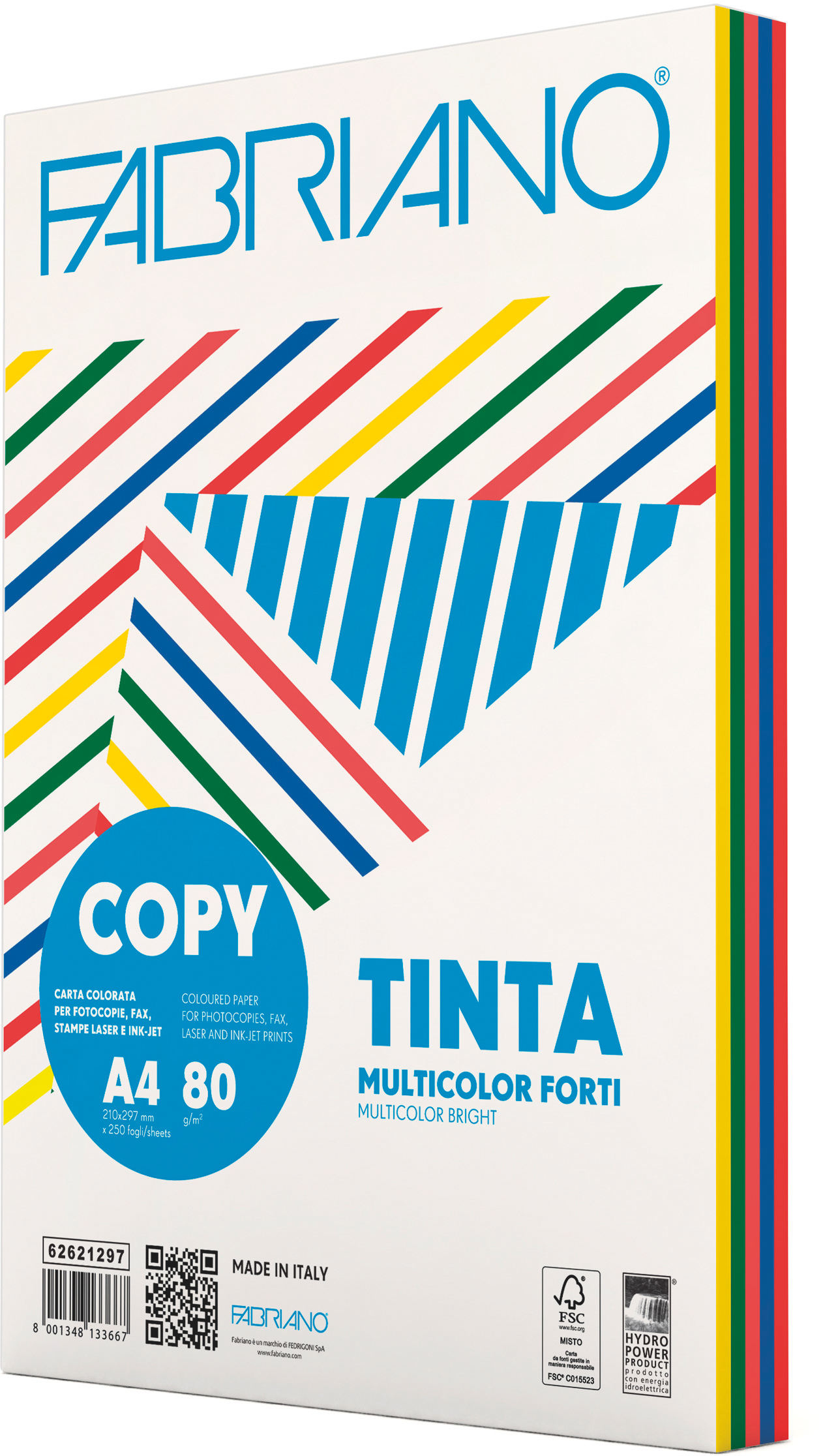 Kopírovací papier A4 80g F COLORE (COPY TINTA) mix intenziv /250hárkov