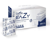 Utierky papierové ZZ EAZY 20x7cm, 2 vrst., biele,  2400 ks