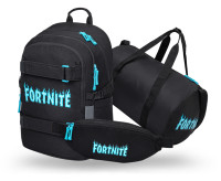 BAAGL SADA 3 Skate Fortnite Blue: batoh, športová taška, ľadvinka GRS