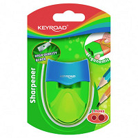 Strúhadlo KEYROAD plastové, dvojité, mix farieb