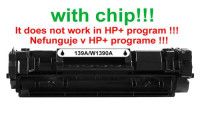 Kompatibilný toner pre HP 139A/W1390A-Plne funkčný čip! Black. Nefunkčné v programe HP+!!! 1500 strá