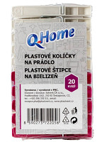 Štipce na prádlo, 20 ks