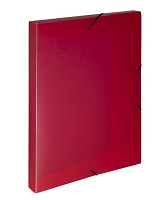 Box na spisy Opaline s gumičkou, červený