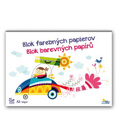 Skicár A3 20 list. mix farebných papierov