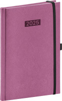 NOTIQUE Týždenný diár Diario 2025, ružový, 15 x 21 cm