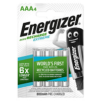 Batéria Energizer nabíjateľná 800 mAh AAA-HR03/4 ks