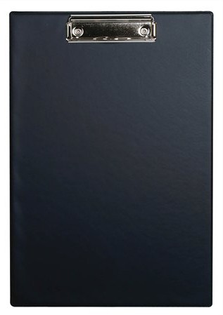 Doska s klipom A4 PVC čierna