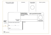 Obálka B6 176x125 DVR bez opak. doručenia