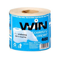 Toaletný papier 1-vrstvový WIN 400 útržkov