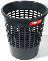 Kôš na papier dierovaný CURVER, čierny