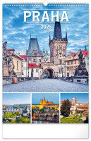 Nástenný kalendár Praha 2025, 33 × 46 cm