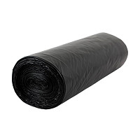 Vrece LDPE 700x1100 25ks/rol/120l, 60mic., čierne