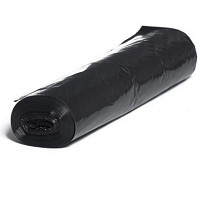 Vrece na odpad PE 110x70 cm, 25 ks/rol/120 l, 100 mic čierne