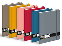 Blok A4 100listov linajkový s gumov mix pastelových farieb