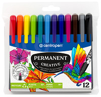 Popisovač CREATIVE 2896 permanentný, sada 12ks