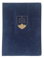 Doska semišová so štátnym znakom A4