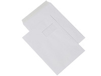 Obálka C4 taška 324x229 s okienkom vpravo, odtrh.páska