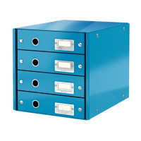 Box zásuvkový Leitz Click & Store 4 zásuvky modrý