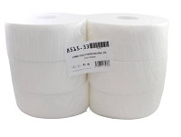 Toaletný papier Jumbo 23 cm  2 vrstvový, 180 m, biely /6ks
