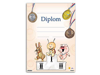 Diplom detský A4 motív 004