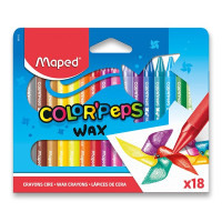 Pastelky voskové trojhranné Maped Color'Peps 18 farieb