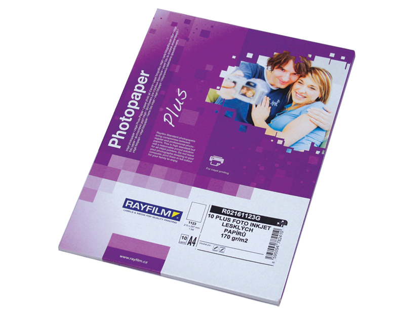 Papier Fotopapier Plus lesklý A4 170g/10hárkov