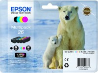 kazeta EPSON XP-600/700 T2636 Multipack CMYK 26XL Claria