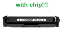 Kompatibilný toner pre HP 219X/W2191X-Plne funkčný čip! Cyan 2500 strán