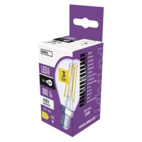 LED žiarovka Filament Mini Globe / E14 / 6 W (60 W) / 810 lm / neutrálna biela