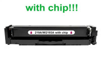 Kompatibilný toner pre HP 219A/W2193A-Plne funkčný čip! Magenta 1200 strán
