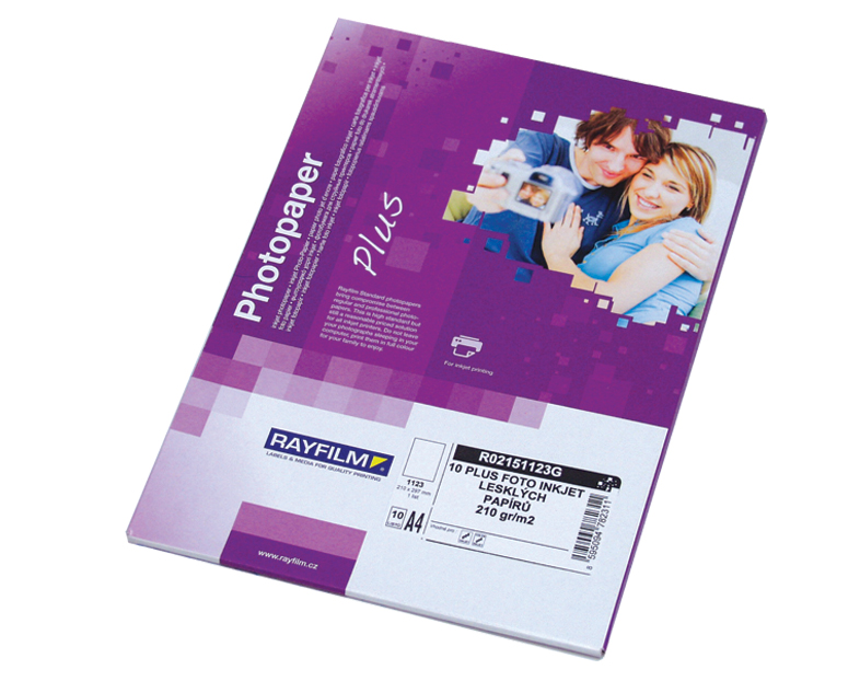 Papier Fotopapier Plus lesklý A4 200g/10 hárkov