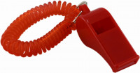 Píšťalka plastová Fistule červená