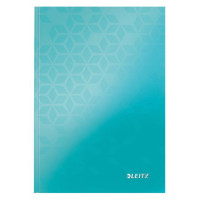 Kniha záznamová Leitz WOW A5 80 listov linajková ľadovo modrá