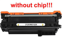 Kompatibilný toner pre HP 212X/W2122X-No Chip! Yellow 10000 strán POZOR kazeta bez čipu