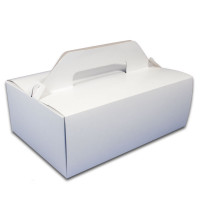Krabica zákusková s rúčkou 27x18x8 cm