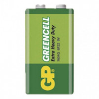 Batéria zinko-chloridová GP Greencell 6F22 (9V)