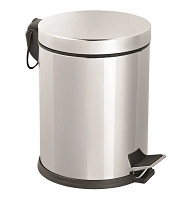 Kôš 5 l, nášľapný, nerez