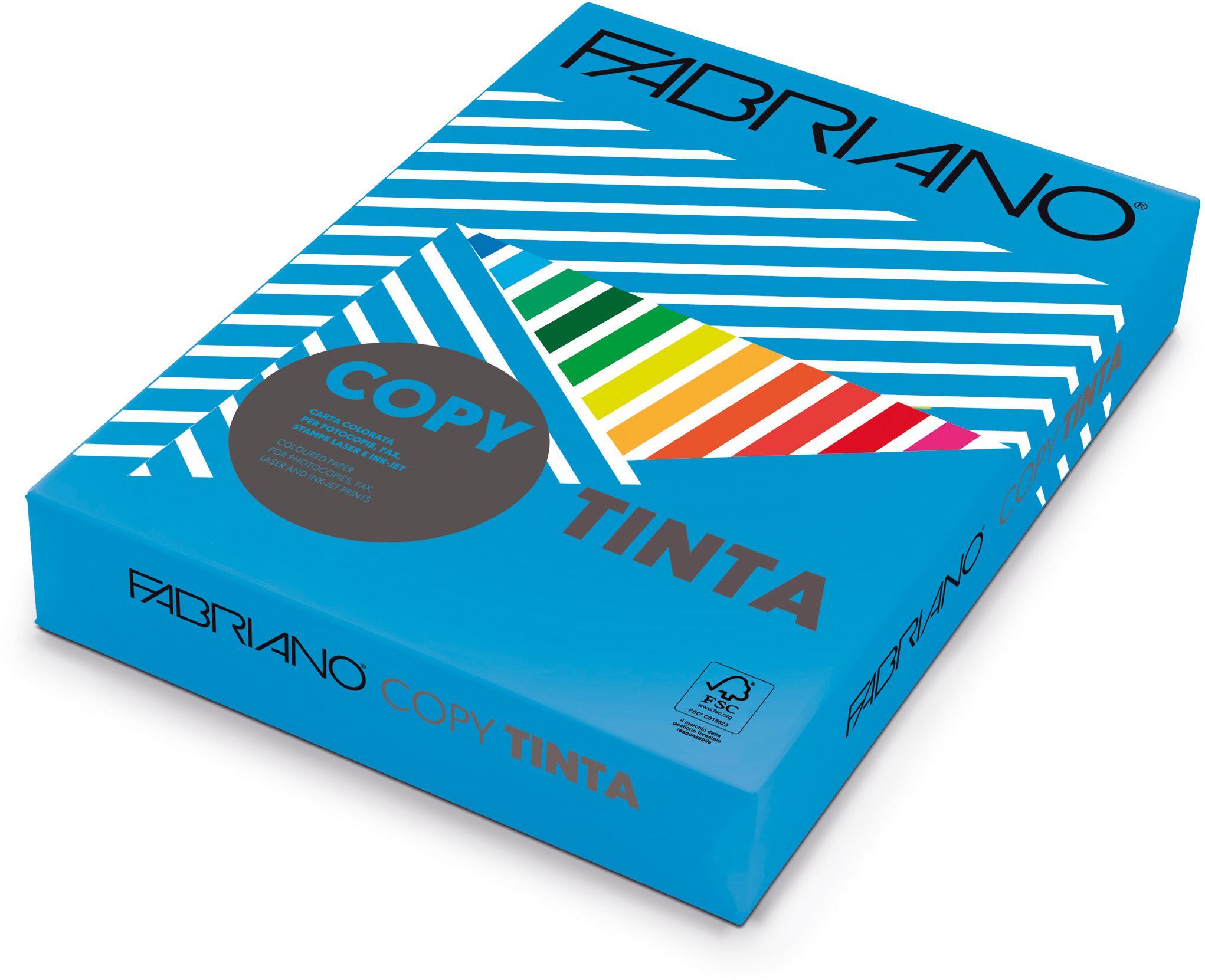 Kopírovací papier A4 160g F COLORE (COPY TINTA) Azzurro intenzívna modrá