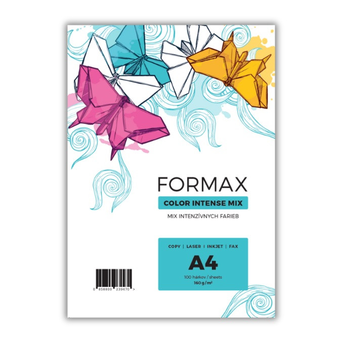 Kopírovací papier A4 160g FORMAX mix intenziv/100 hárkov