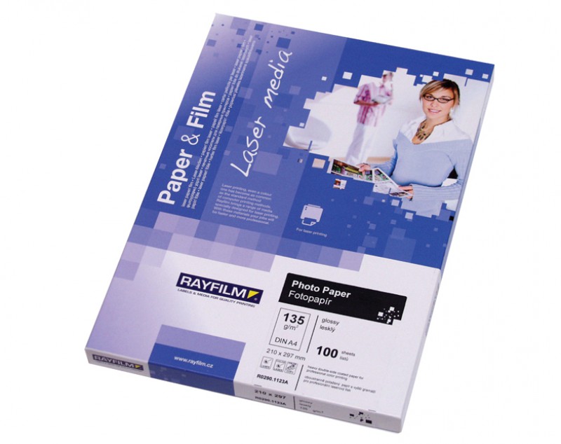 Papier lesklý pre laserovú tlač obojstranný A4 250g/50hárkov