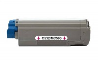 Kompatibilný toner pre OKI C532/C542/MC563/MC573 Magenta /46490606 6000 strán