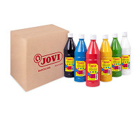 Farby temperové  Jovi 6x1000 ml, mix farieb