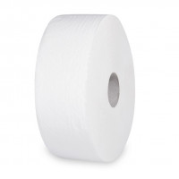 Toaletný papier Jumbo 26 cm, 2 vrstvový biely