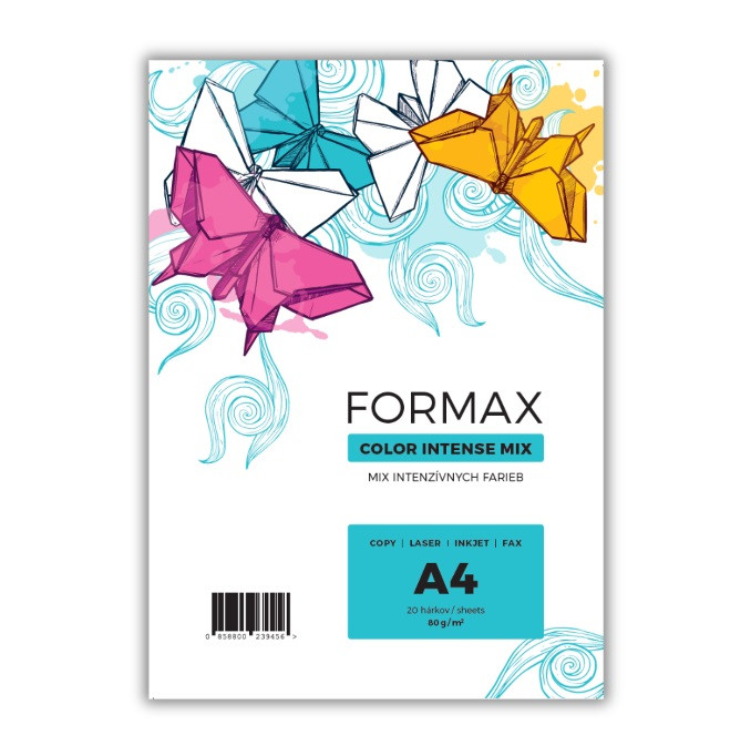 Kopírovací papier A4 80g FORMAX mix intenziv/20 hárkov