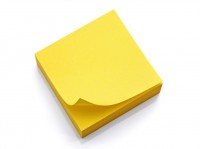 Notes samolepiaci 75x75 neon žltý  INFO/ 80list.